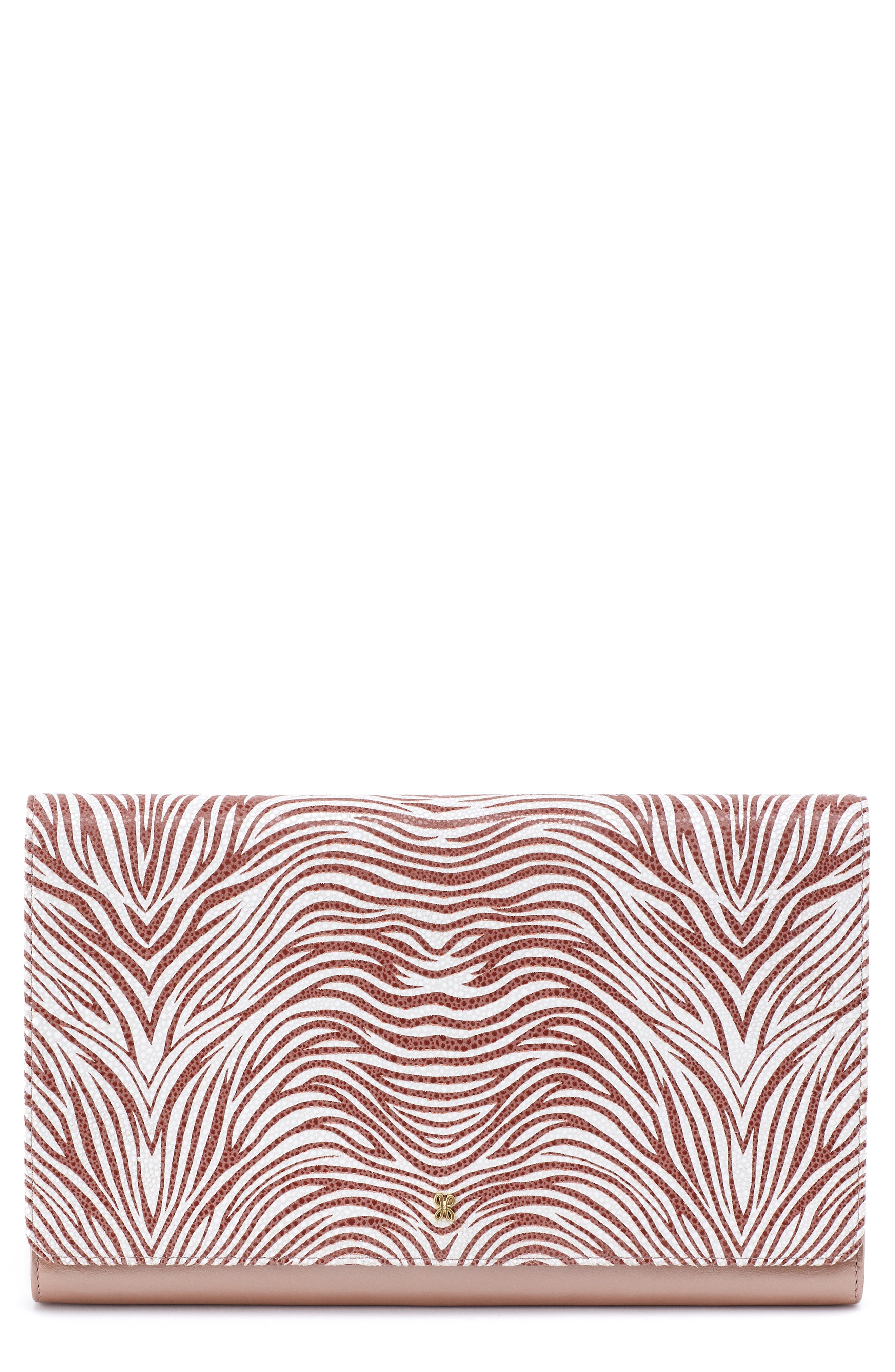 HOBO Farrow Leather Clutch, Main, color, 