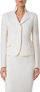 Akris Amber Virgin Wool Crop Jacket