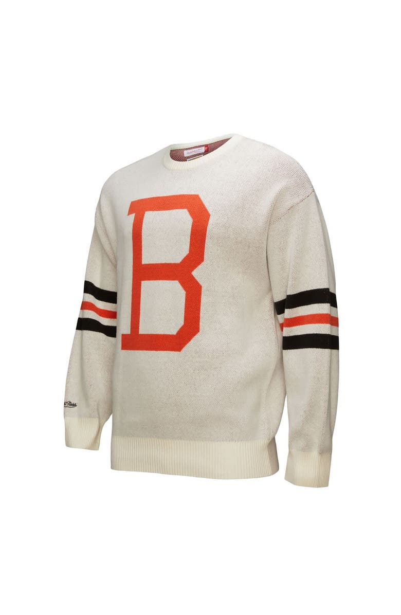 Mitchell & Ness Men's Mitchell & Ness Cream Baltimore Orioles Retro Pullover Sweater, Alternate, color, Cream