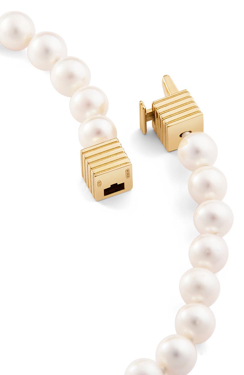 IVI Los Angeles Kelly Cultured Pearl Necklace, Alternate, color, Yellow Gold