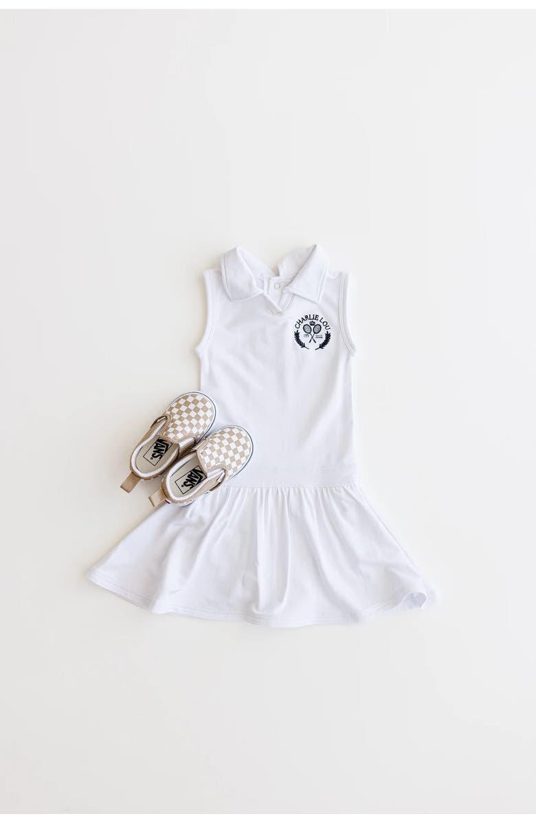 Charlie Lou Baby<sup>®</sup> Baby Girl's Tennis Dress, Alternate, color, White