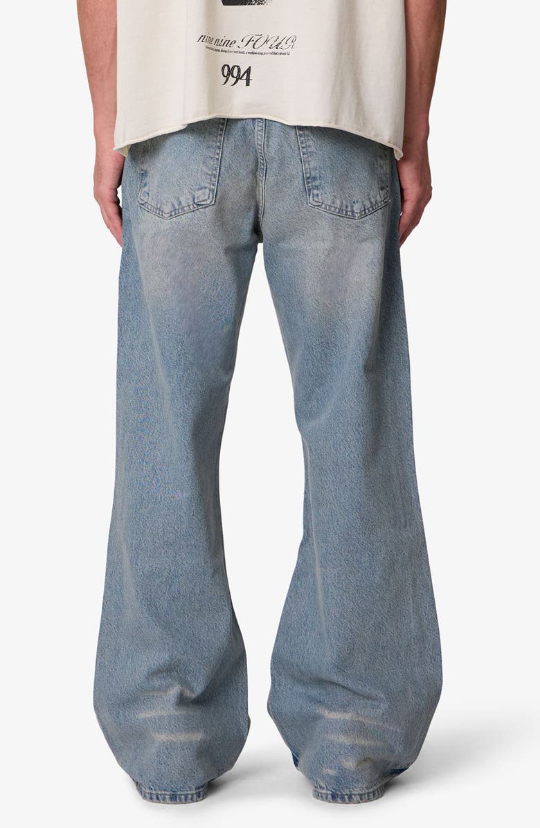 mnml Kick Flare Jeans, Alternate, color, Western Blue