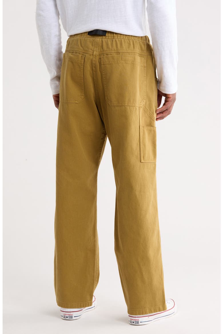 Buckle Straight Leg Jeans, Alternate, color, MUSTARD OLIVE