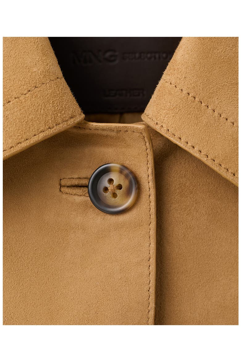 Suede Jacket, Alternate, color, OCHRE