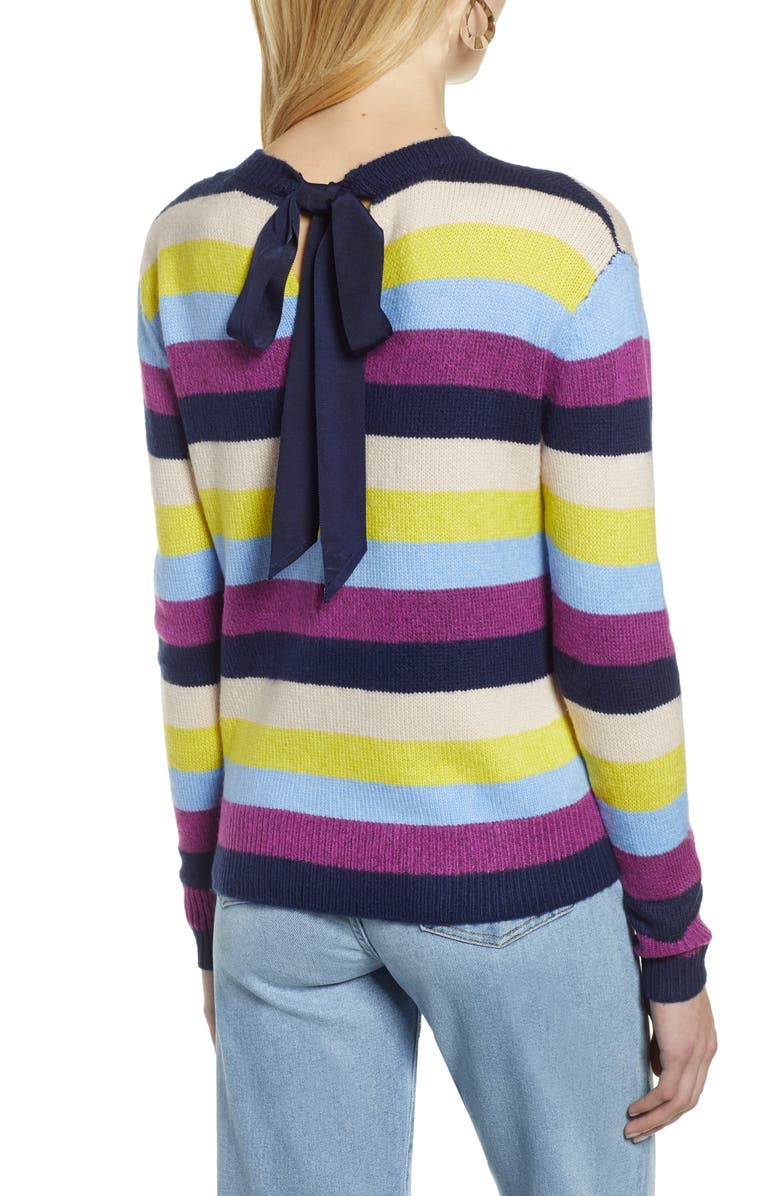 Halogen<sup>®</sup> Bow Back Sweater, Alternate, color,
