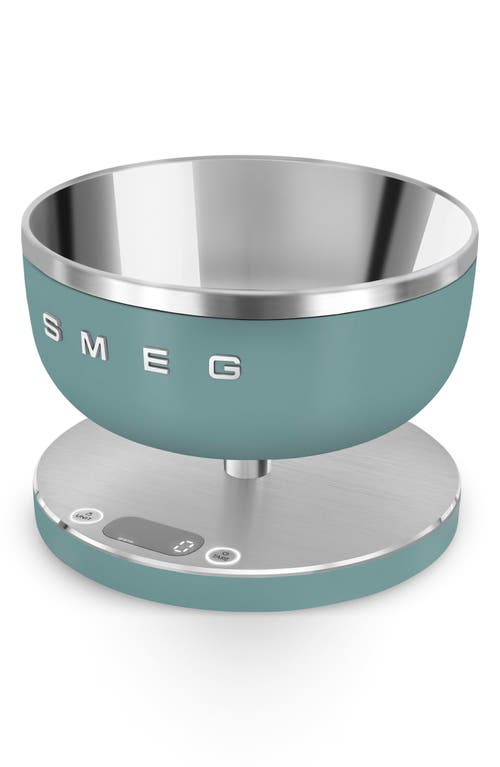 Smeg Contemporary Digital Kitchen Scale In Matte Jade