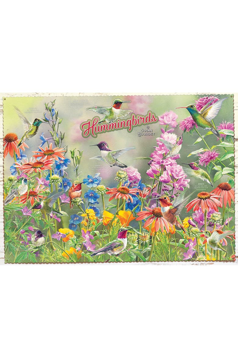 Hummingbirds 1000 Piece Puzzle, Alternate, color, Multicolored