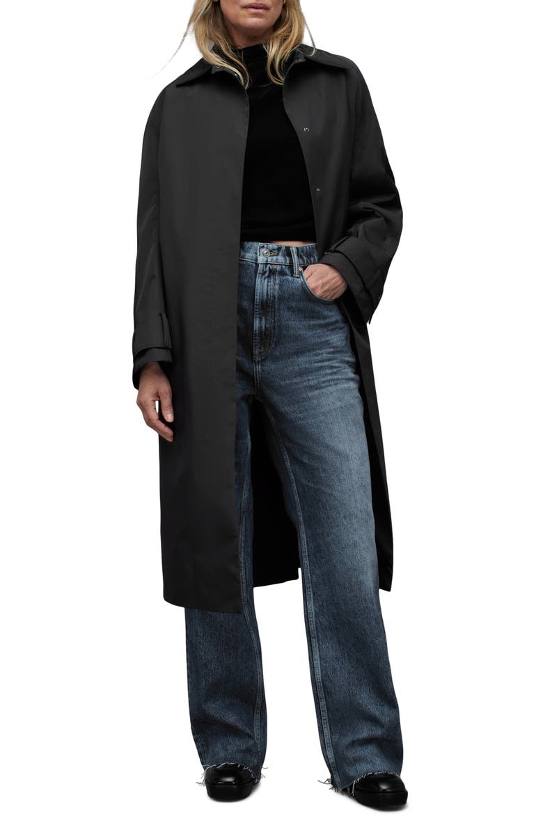AllSaints Ashtina Trench Coat, Alternate, color,