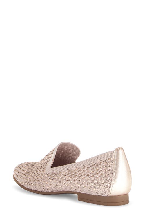 Gabor Rhinestone Knit Loafer In Rouge