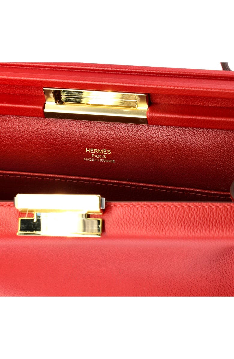 Pre-Owned Hermes Clic-H Shoulder Bag Evercolor 21, Alternate, color, Rouge De Coeur