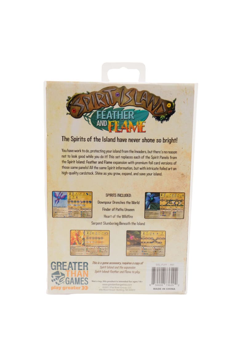 Spirit Island Feather & Flame Premium Foil Spirit Panels 4 Panels, Alternate, color, Multicolored