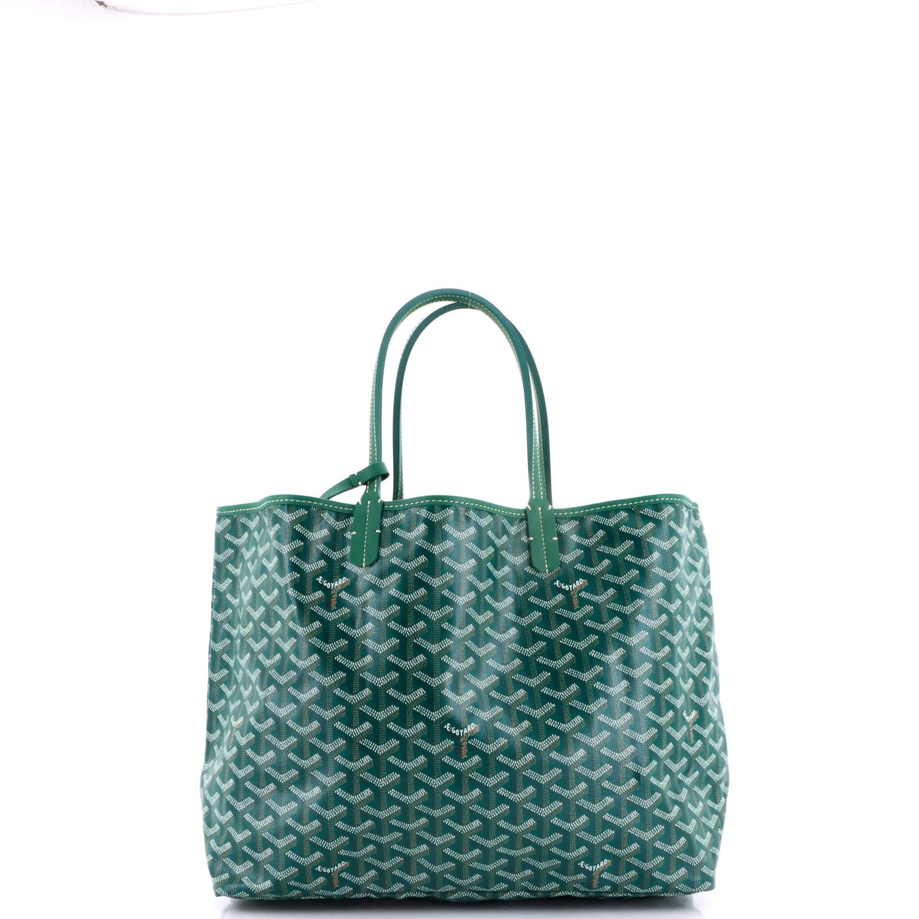 Pre-Owned Goyard Saint Louis Tote Coated Canvas PM, Alternate, color, Green