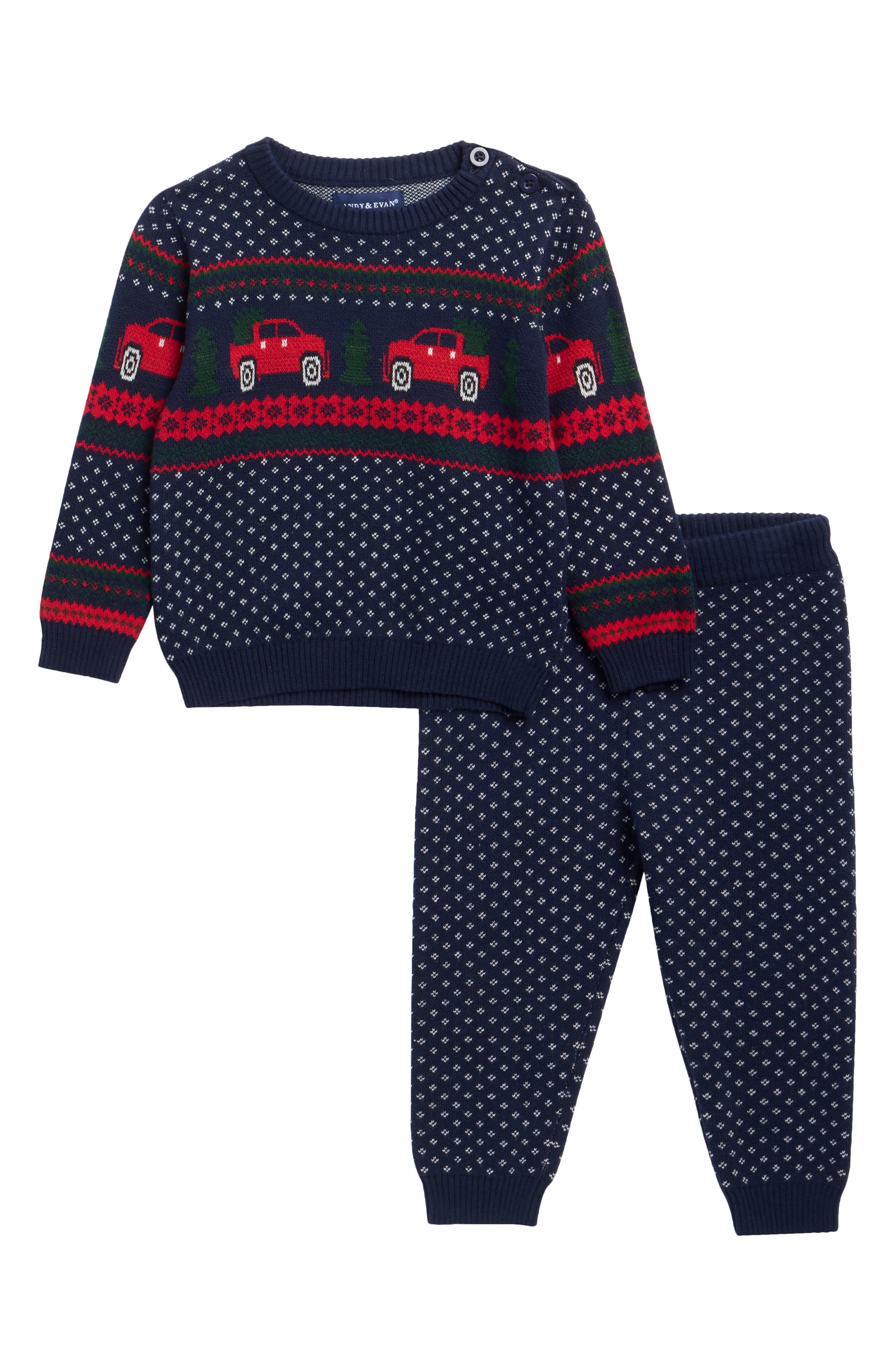 Holiday Truck Sweater & Pants Set