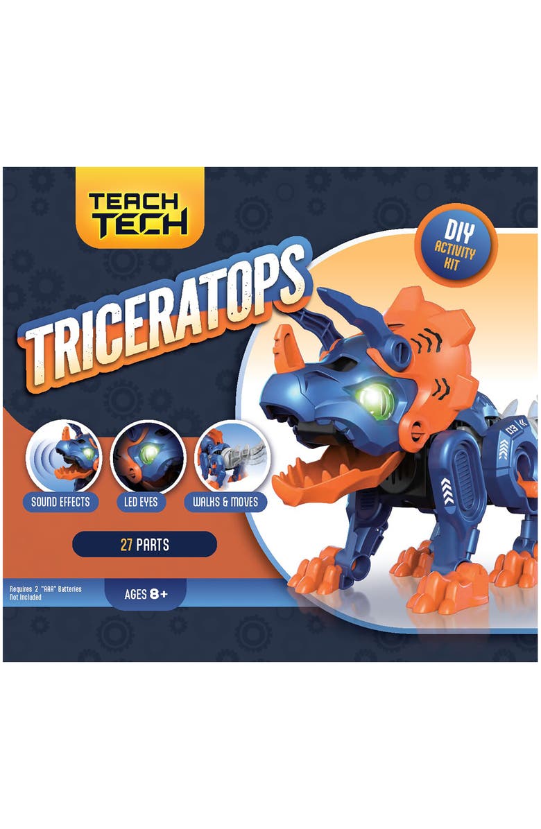 Teach Tech Triceratops Robot, Alternate, color, Multicolored