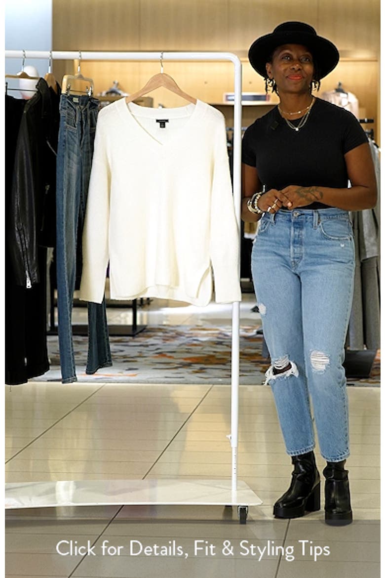 V-Neck Tunic Sweater video