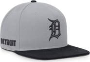 Nike Men's Nike Gray/Navy Detroit Tigers Primetime Pro Dri-FIT Snapback Hat