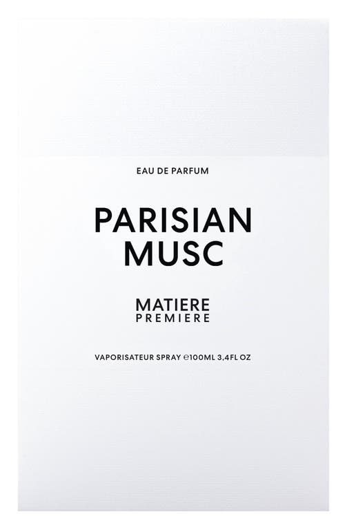 Matiere Premiere Parisian Musc Eau De Parfum In No Color