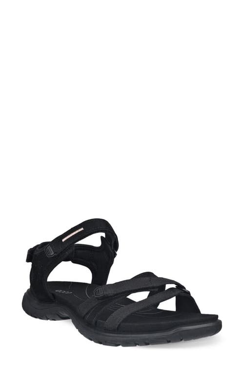 Ecco Offroad Roam Sandal In Black/black