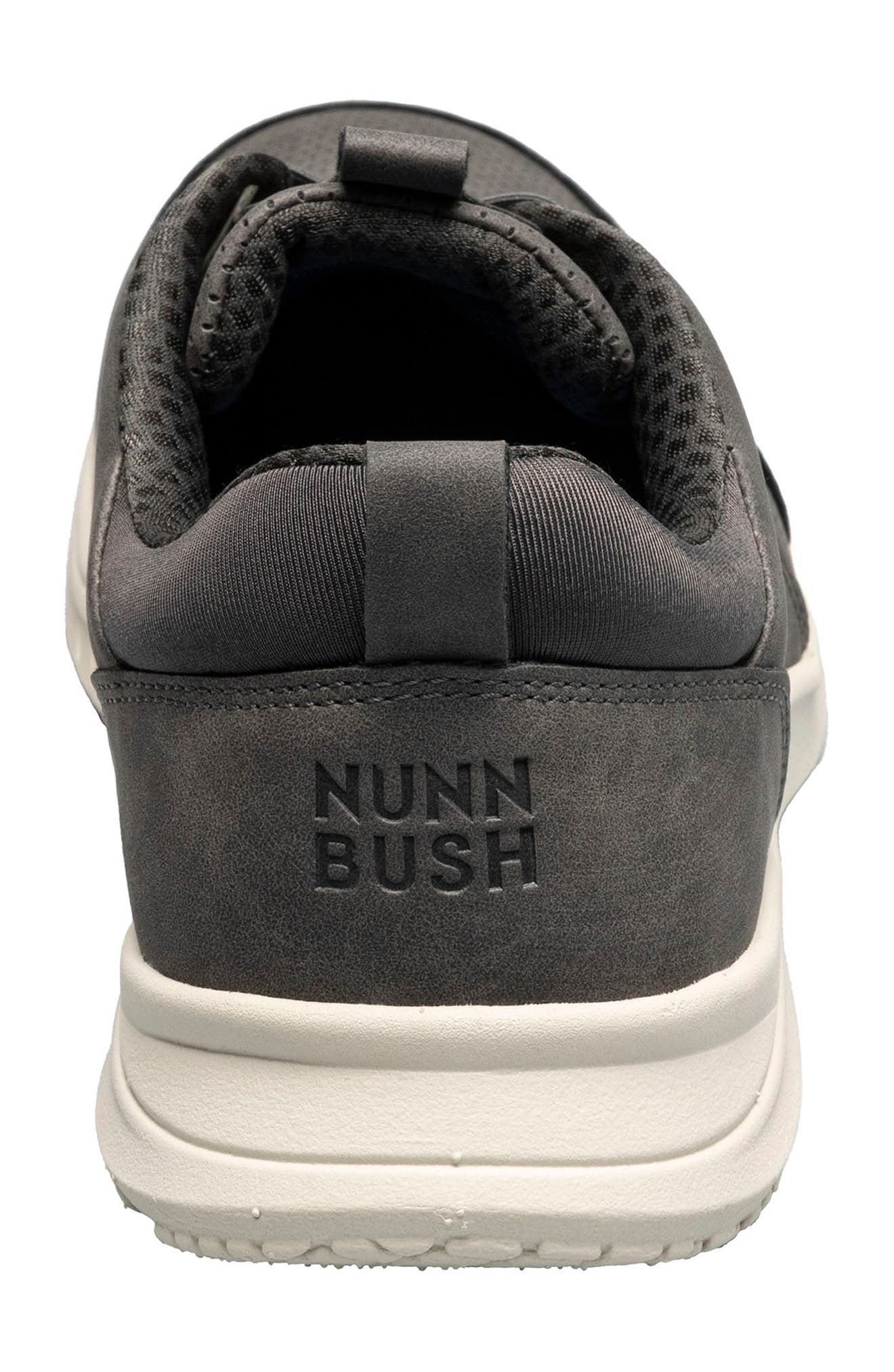 NUNN BUSH Conway Moc Toe Oxford Sneaker, Alternate, color, Charcoal