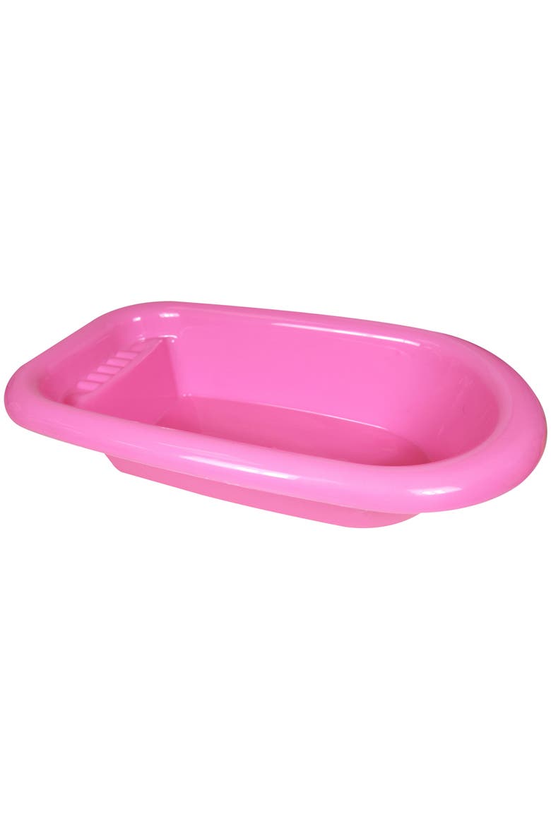 12 Inch Baby Doll Bath Tub Set, Sea Design, Care Accessories, Kids 2+, Alternate, color, Multicolored