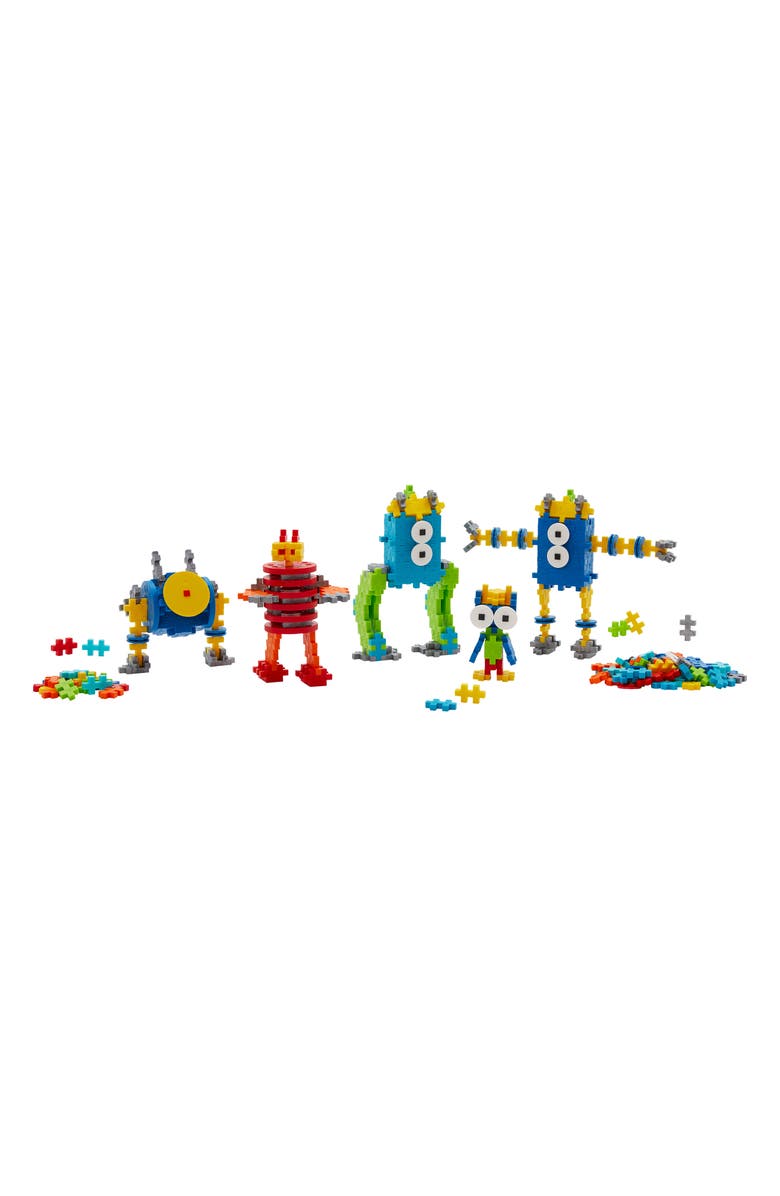 Plus-Plus USA Learn to Build Robots Playset, Main, color, Robots
