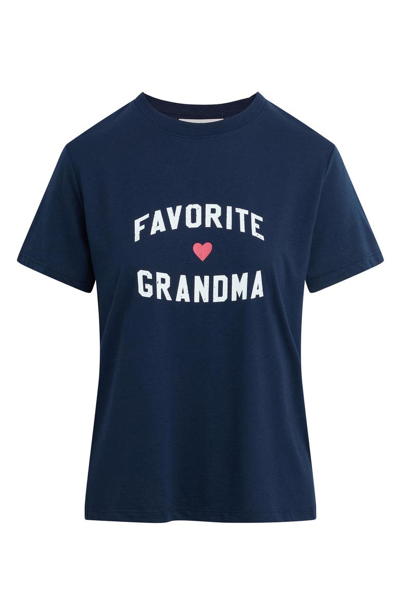 Favorite Daughter The Favorite Grandma T-Shirt, Main, color, Navy/ White