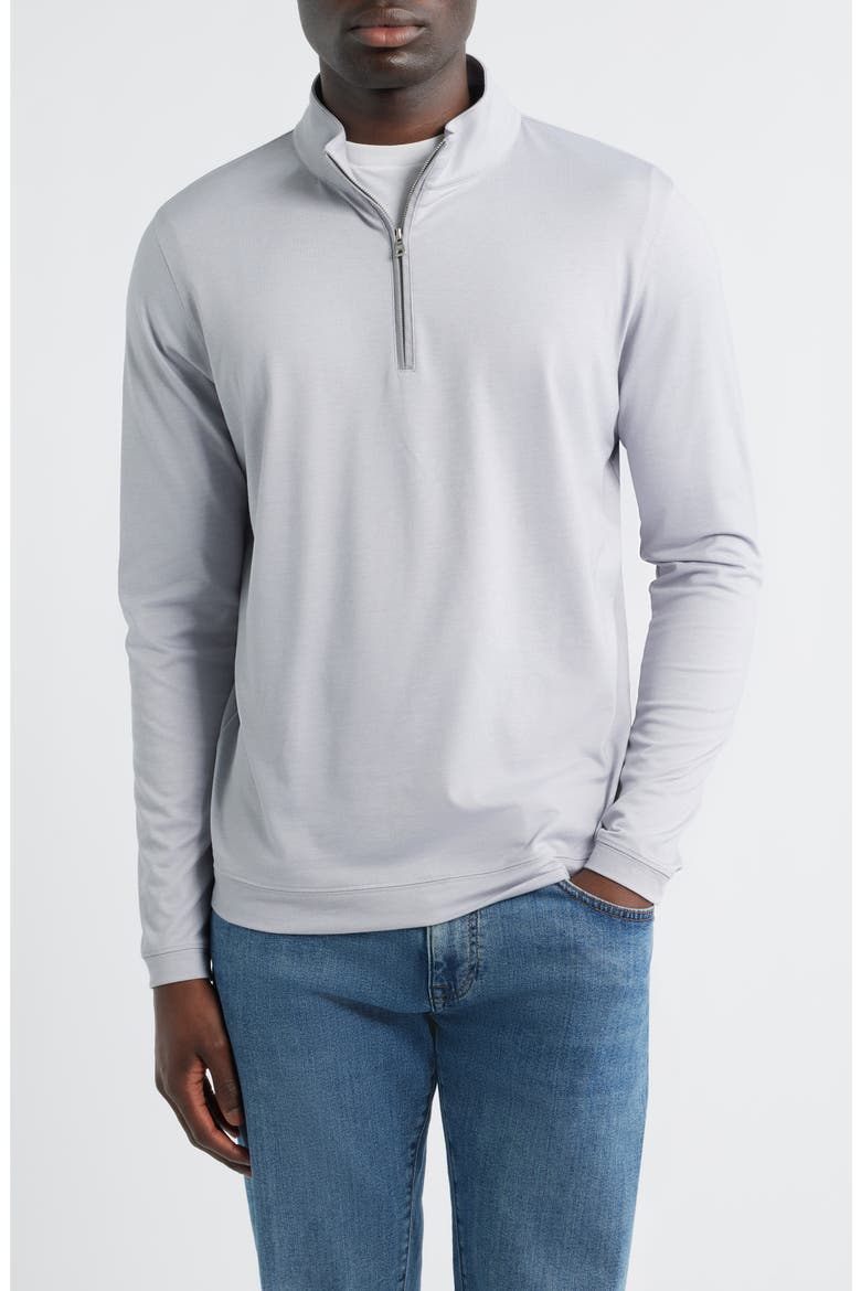 Crown Crafted Albatross Quarter Zip, Main, color, GALE GREY
