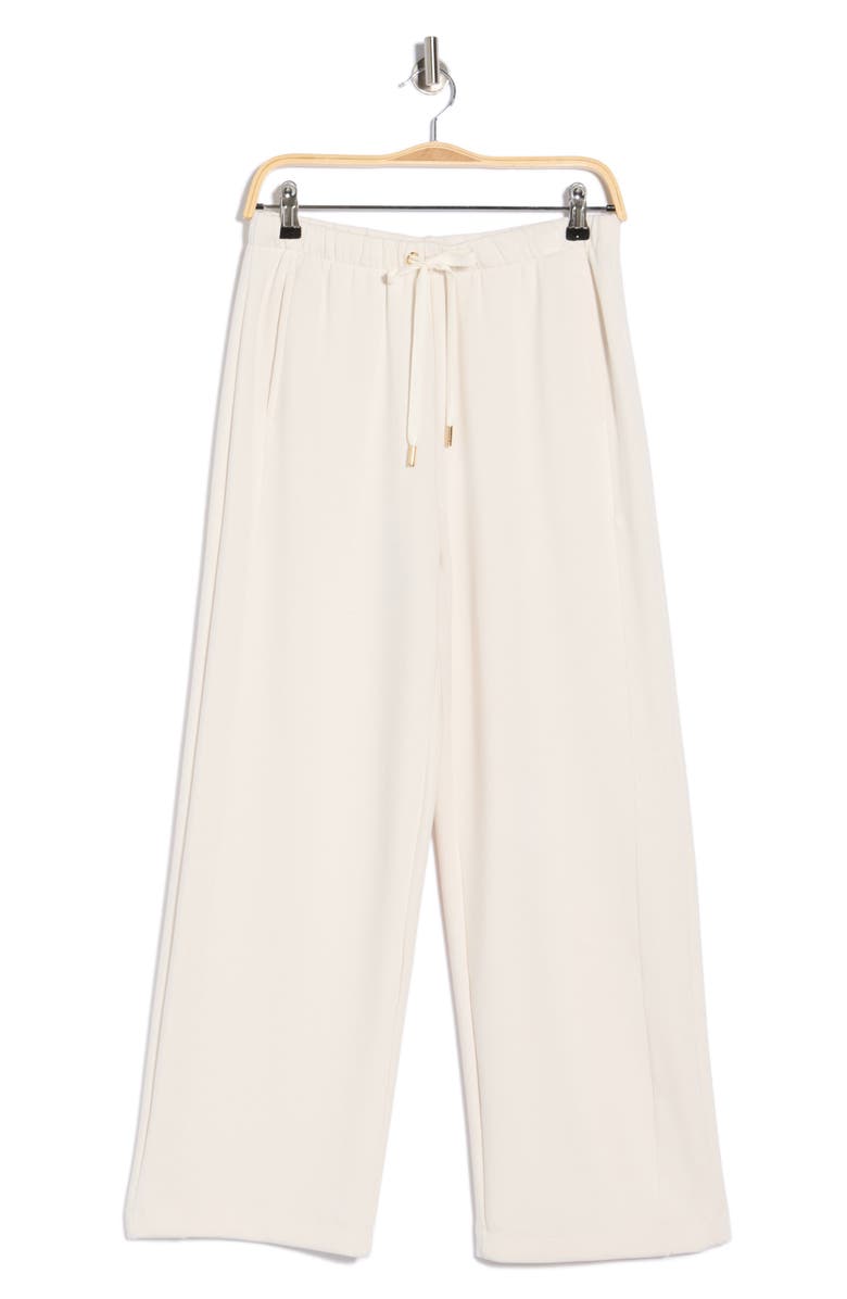 Nanette Lepore Play Wide Leg Activewear Pants, Alternate, color, Coconut Milk