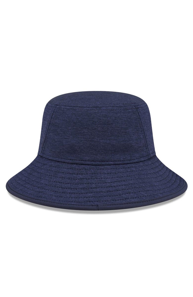 New Era Men's New Era Heather Navy New England Patriots Bucket Hat, Alternate, color, 