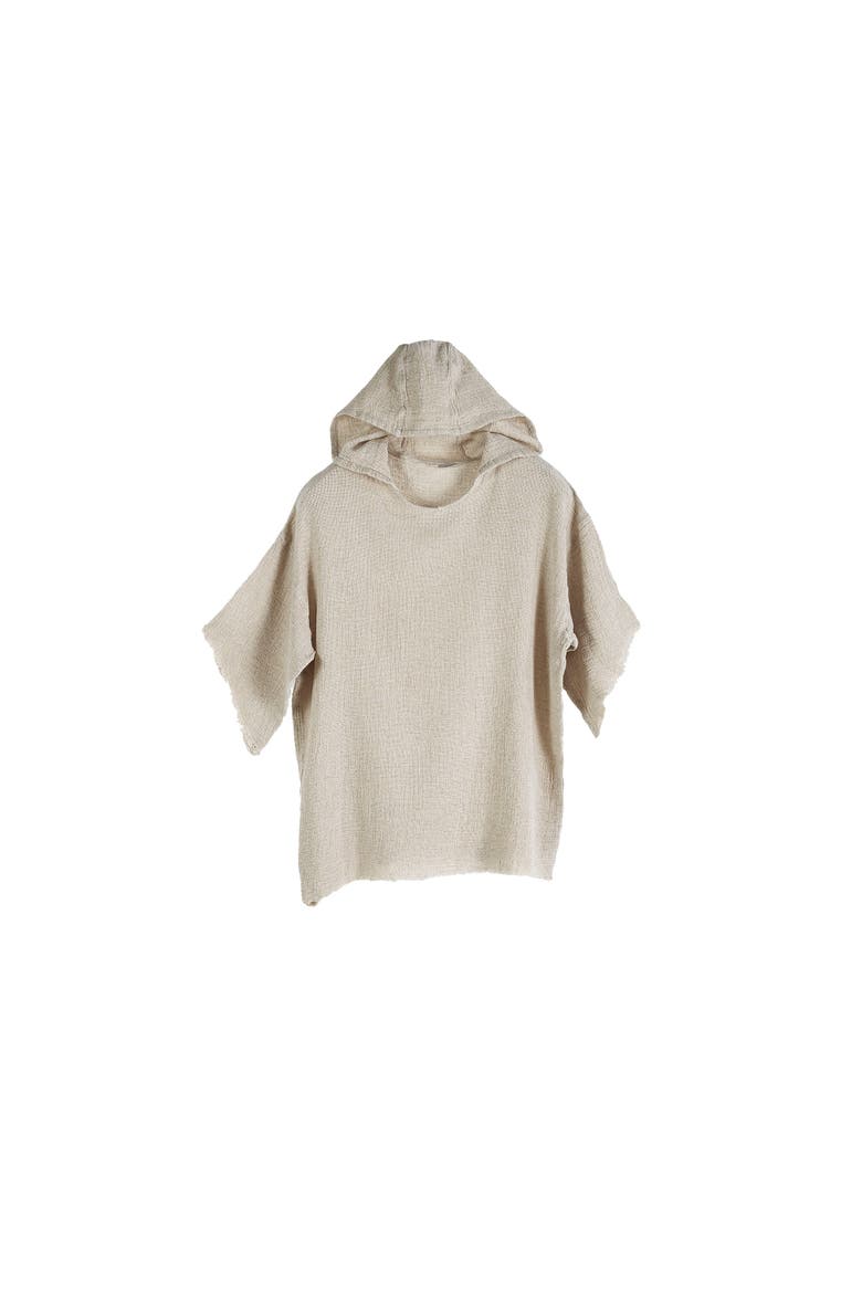 Arvin Hooded Top, Alternate, color, Beige