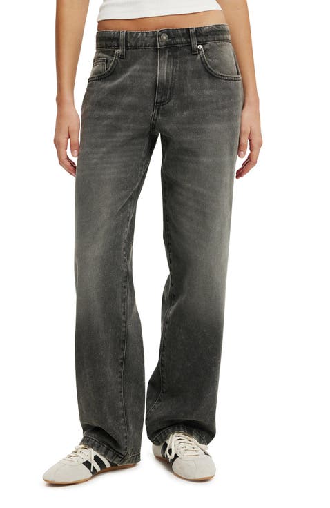 Women's Low Rise Straight Jean