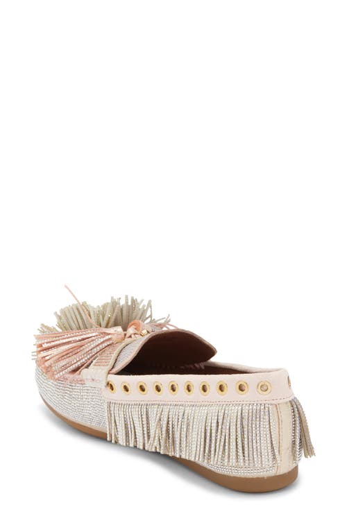 Kurt Geiger London Crystal Embellished Pompom Loafer In Multi