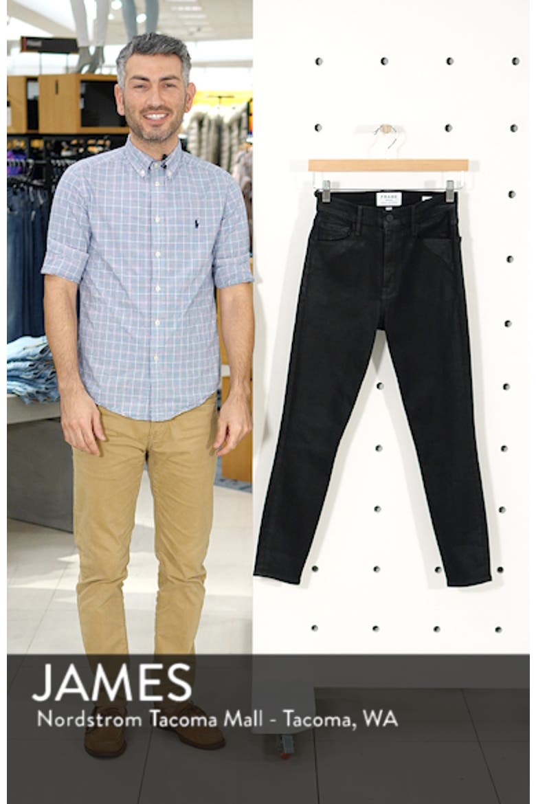 Ali High Waist Crop Cigarette Skinny Jeans video