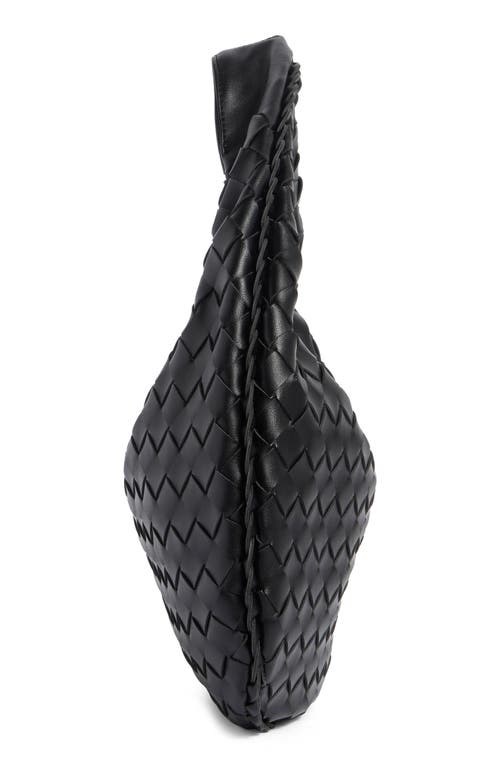 Urban Expressions Handbags Woven Hobo Shoulder Bag In Black