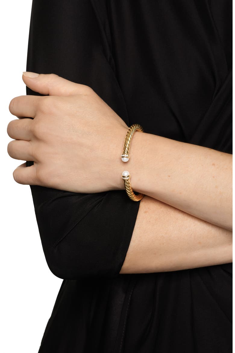 Cablespira® Flex Bracelet, 6mm, Alternate, color, PEARL