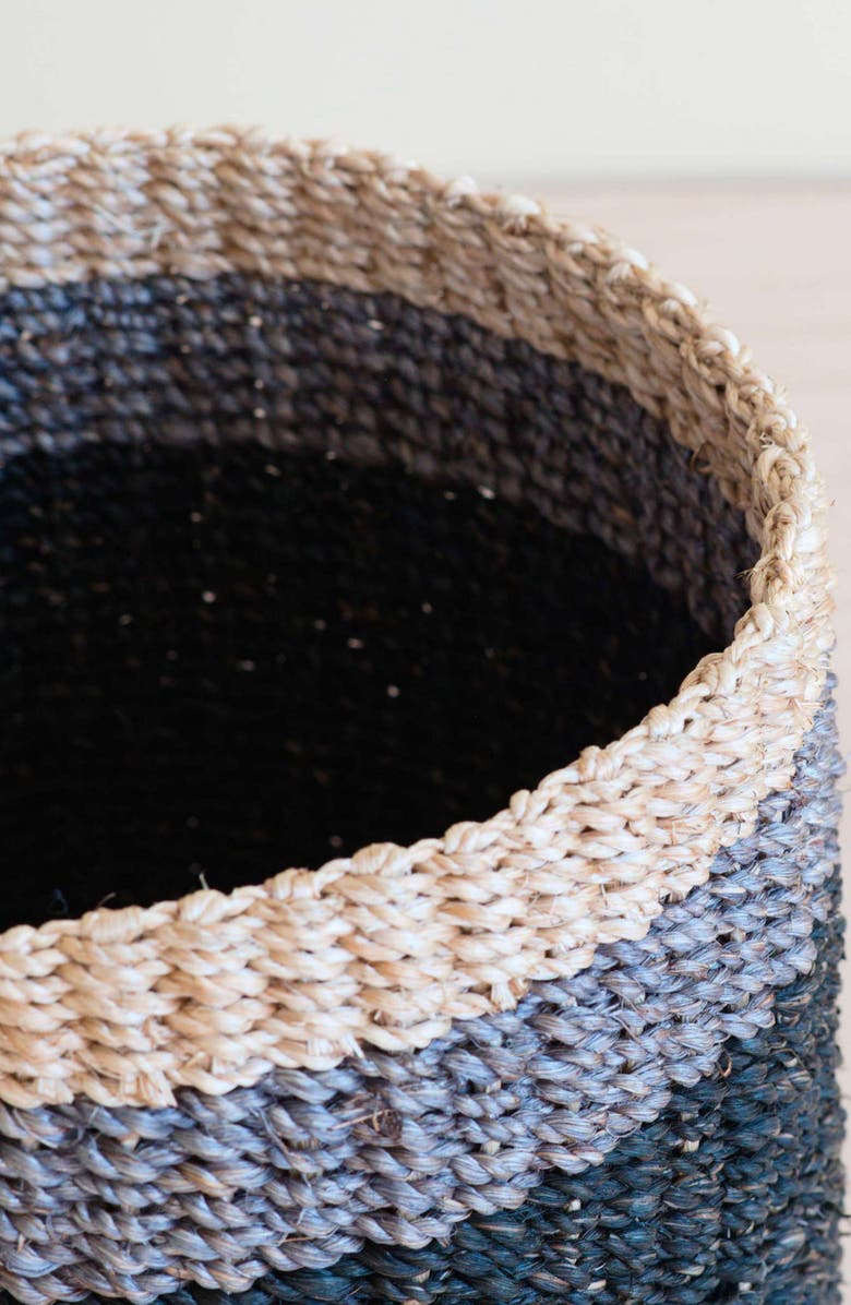 LIKHA Cylinder Mini Tabletop Basket, Alternate, color, Black