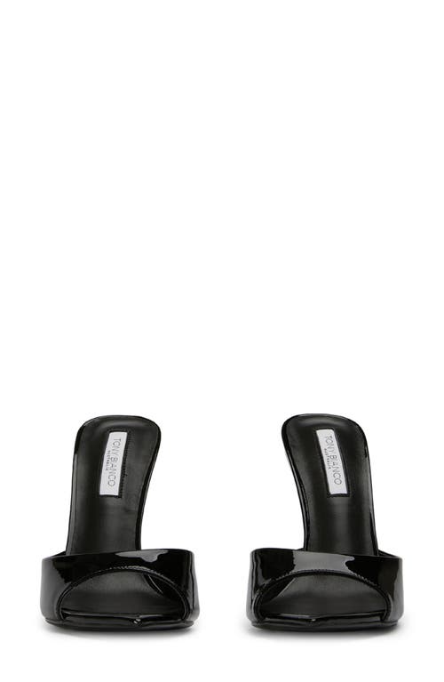 Tony Bianco Malibu Mule In Black Patent