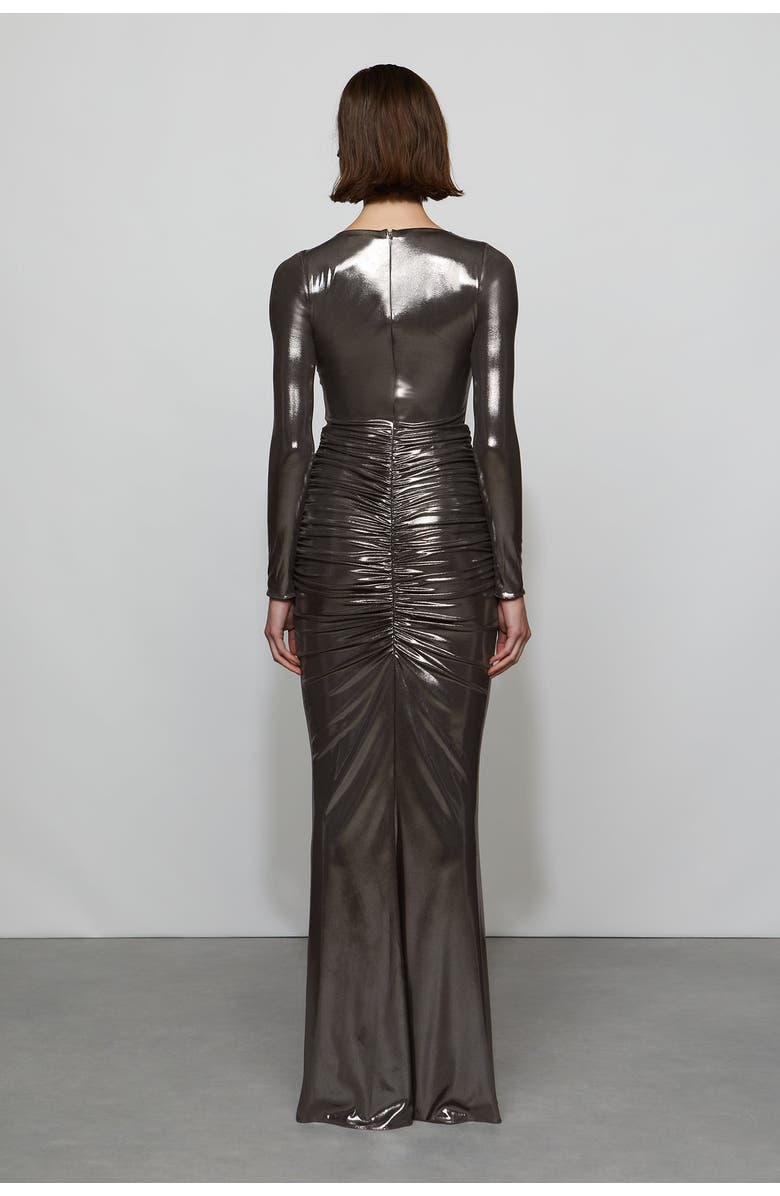 Et Ochs Stella Gown, Alternate, color, Gunmetal