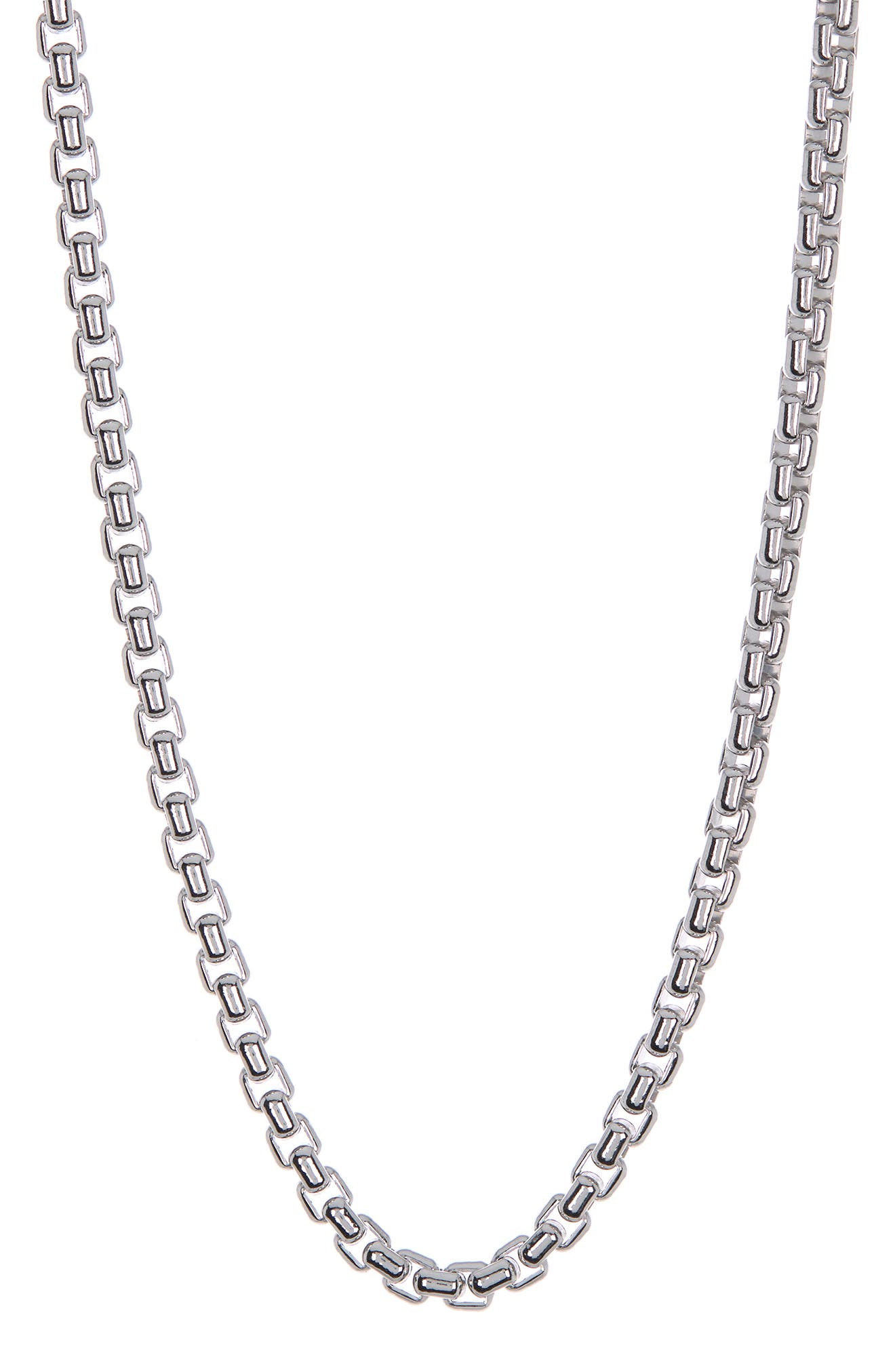 EFFY Sterling Silver Box Chain Necklace