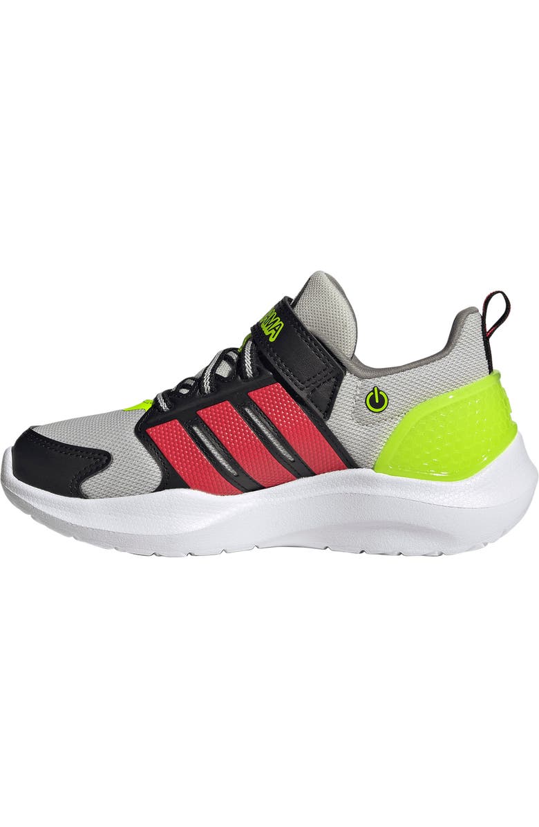 adidas Kids' Lightorama Sneaker, Alternate, color, Grey/ Red/ Lemon