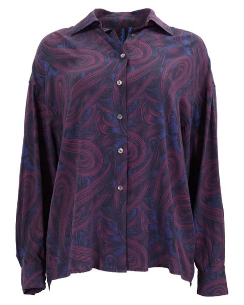 Sophie Silk Oversized Blouse