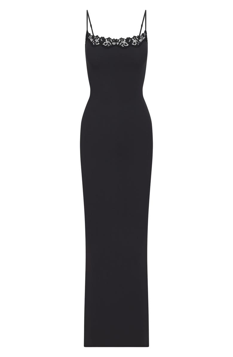 SKIMS Fits Everybody Lace Long Slipdress, Alternate, color,