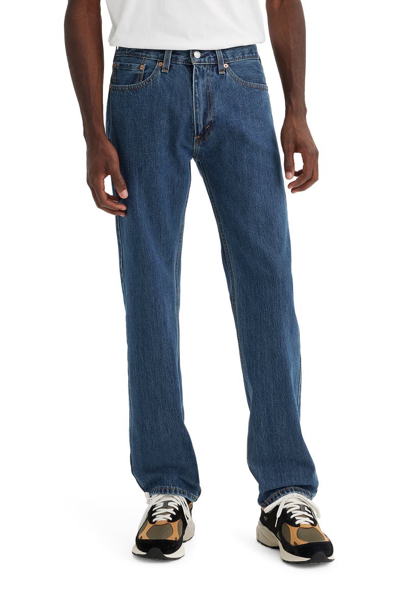 550™ Relaxed Fit Jeans, Main, color, DARK BLUE