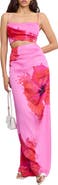 Good American Satin Maxi Skirt