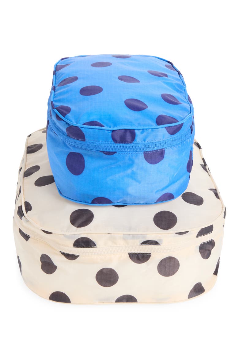 Set of 2 Packing Cubes, Alternate, color, POLKA DOT MIX