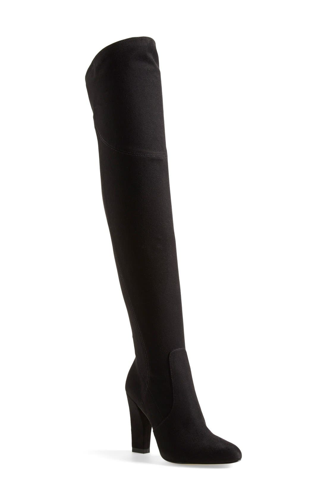 Ivanka Trump Ivanka Trump 'Saffri' Over the Knee Suede Boot, Main, color, 