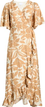 SUGARLIPS Ruffle Wrap Dress