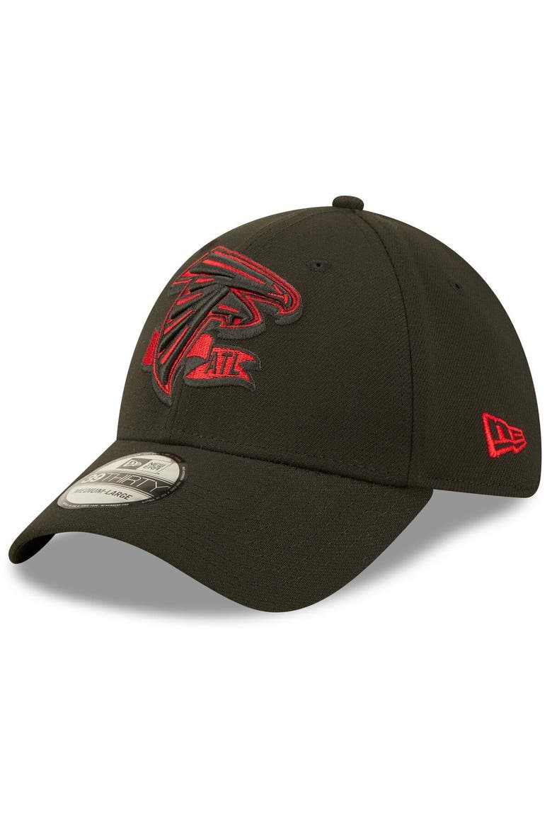 Men's New Era Black Atlanta Falcons 2022 Sideline 39THIRTY Flex Hat, Alternate, color, Black