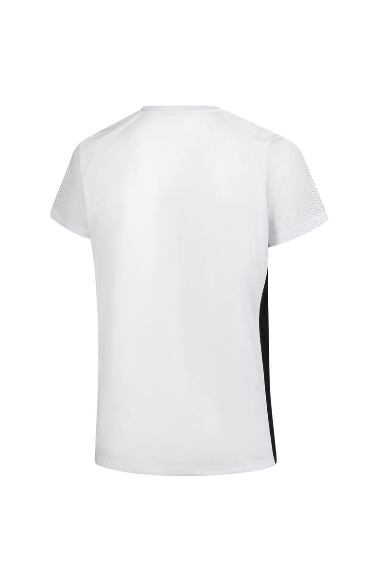 FANATICS Women's Fanatics White Cincinnati Bengals Plus Size Glitter Lace-Up V- Neck T-Shirt, Alternate, color, White