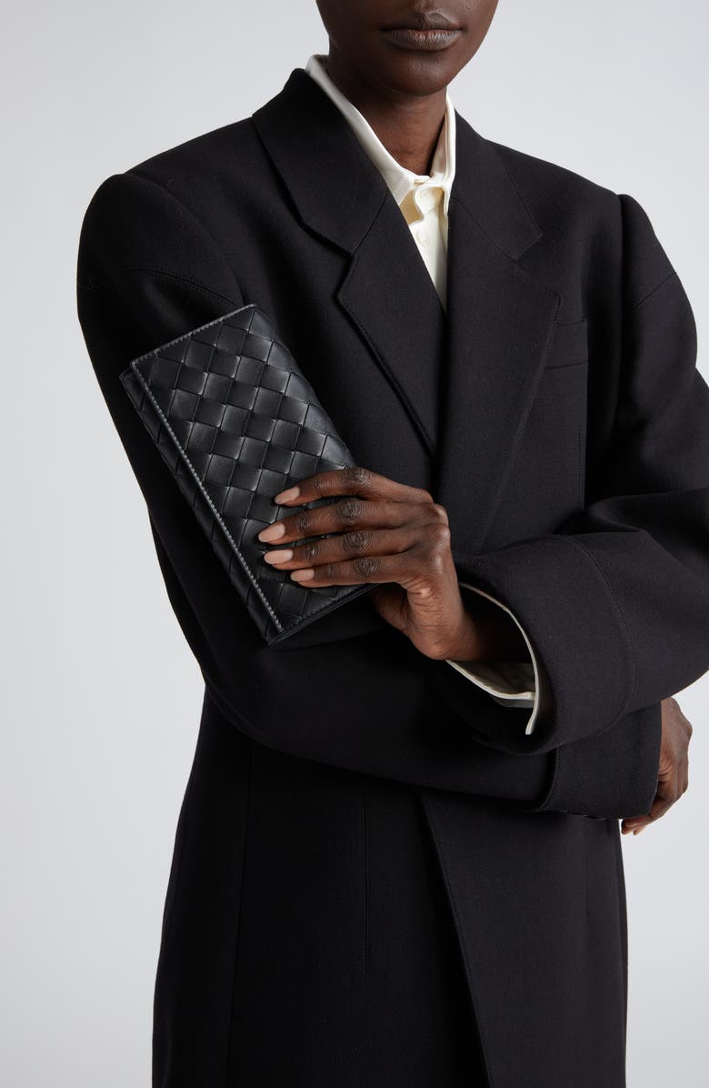 Bottega Veneta Large Intrecciato Leather Continental Wallet, Alternate, color, 